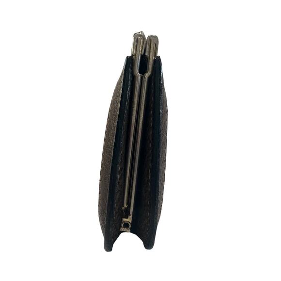 Gucci GG Kiss Lock Leather Coin Pouch -Great Vintage Gucci Find! - Picture 10 of 16